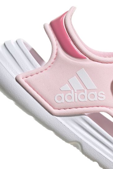 adidas Girls Pink Adilette Infant Sandals