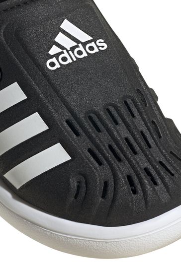 adidas Infant Black Adilette Sandals