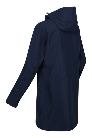 Regatta Blakesleigh Blue Longline Waterproof Jacket