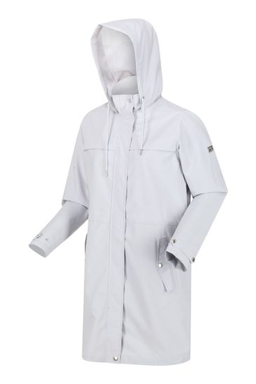 Regatta Adasha Grey Longline Waterproof Jacket