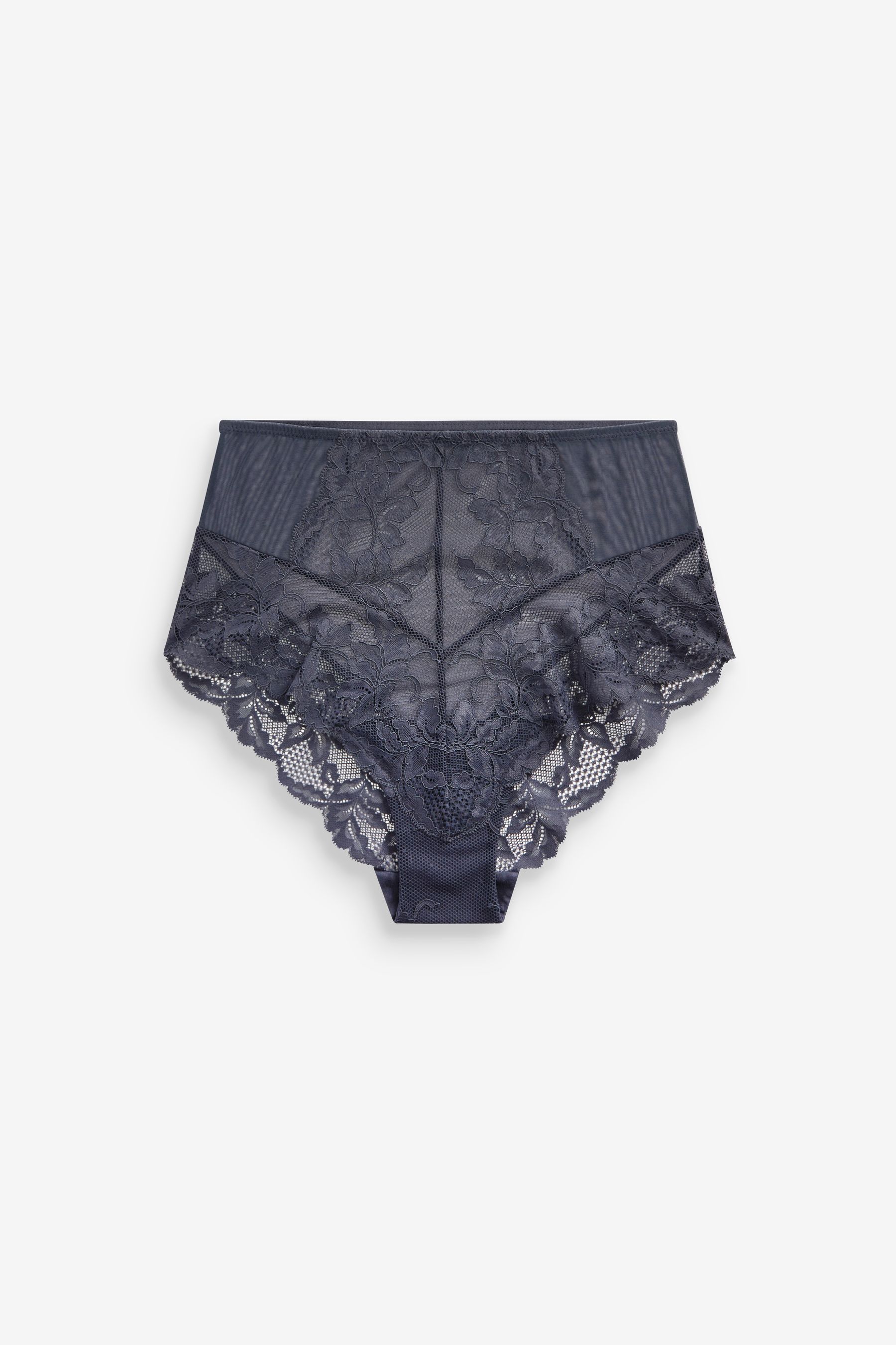 Lace Knickers 2 Pack High Rise