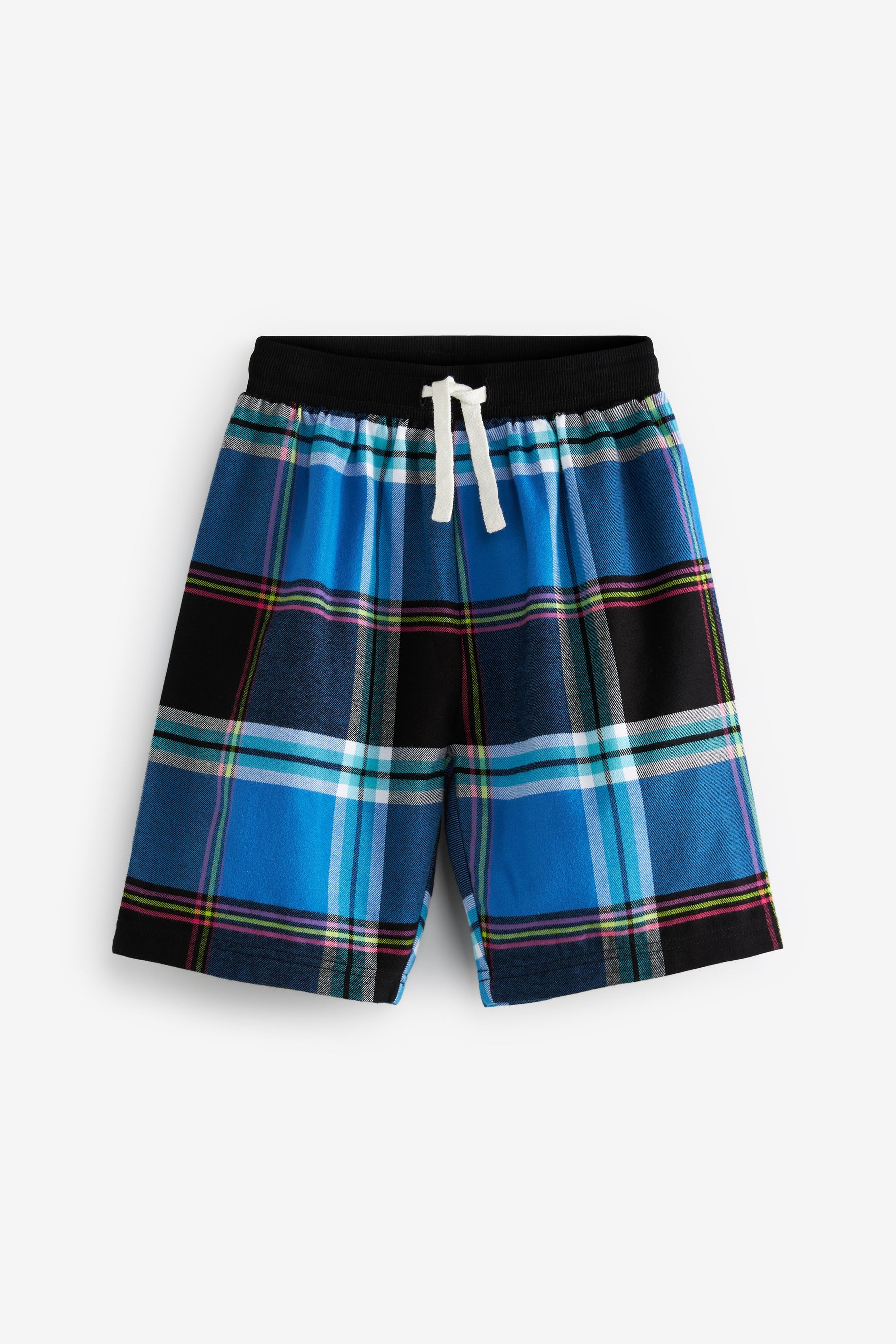 2 Pack Check Short Pyjamas (3-16yrs)