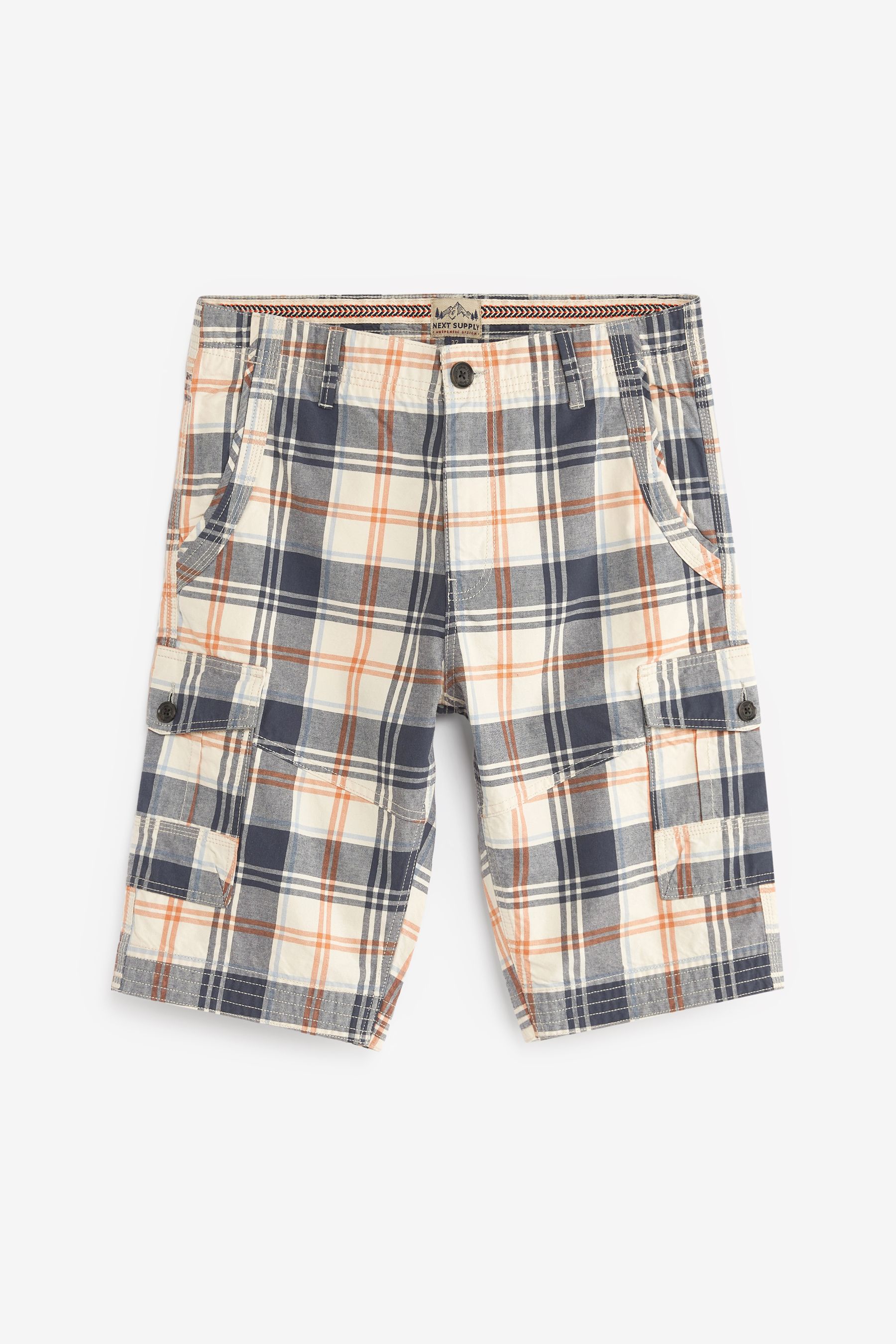 Premium Laundered Cargo Shorts Longer Length