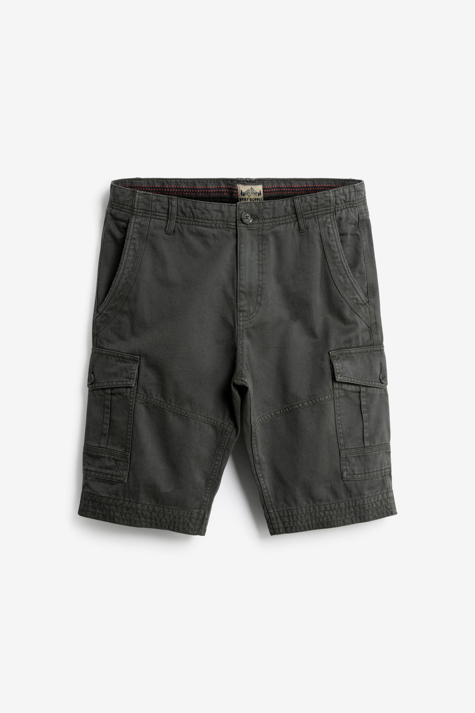 Premium Laundered Cargo Shorts Longer Length