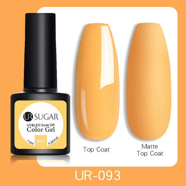 ur sugar 7.5ml gel nail polish nail color soak off uv gel varnish semi permanent uv gel nail art varnish base top coat