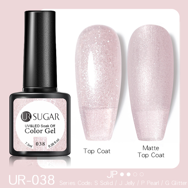 ur sugar pink nail gel polish 7.5ml each for manicure semi permanent soak off gel uv led varnish gel nail art design