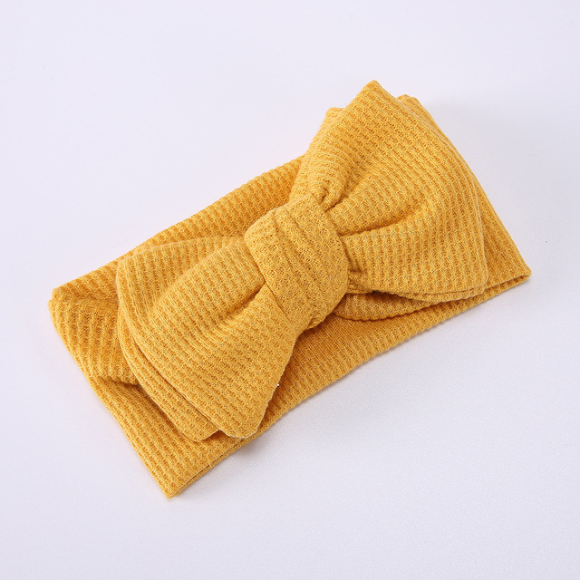 Baby Headband Toddler Hair Accessories Headwear Baby Headband For Baby Bowknot Turban Children's Elastic Knit