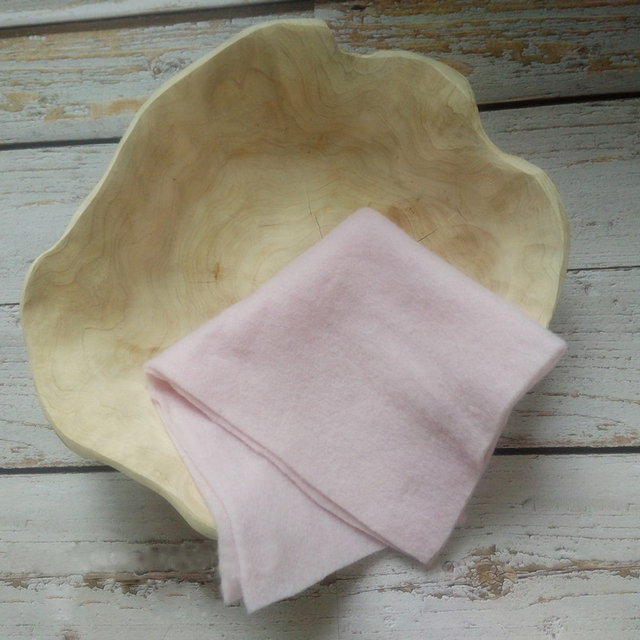 Newborn Photography Fleece Felt Wrap Petal Wrap Infant Baby Felted Fleece Square Blanket Basket Filler Stuffer Studio Photo Props