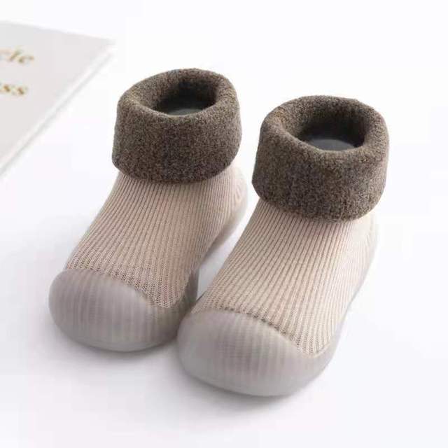 Winter Infant Baby Boy Boots Warm Plush Baby Girls Boys Boots Snow Boots Outdoor Soft Bottom Non-slip Baby Kids Boots Shoes