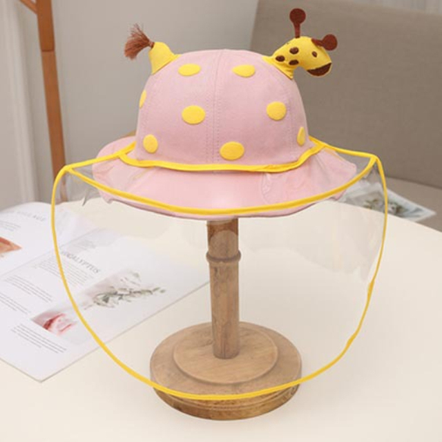 baby hat baby hat with protective face mask boy girl sun hat removable sunscreen outdoor fisherman hats kids accessories