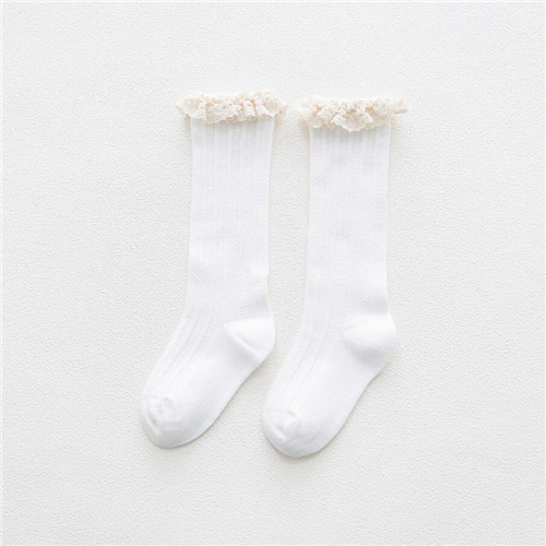 Cotton Pantyhose for Girls Big Bow Knee High Long Socks for Kids No Slip Princess Children Tights Autumn Winter Style