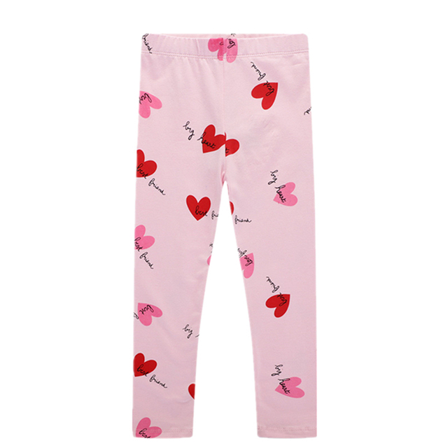 2022 Cotton Unicorn Print Children Leggings Children Leggings Breathable Elastic Trousers Spring Girls 2-8 Years Trousers