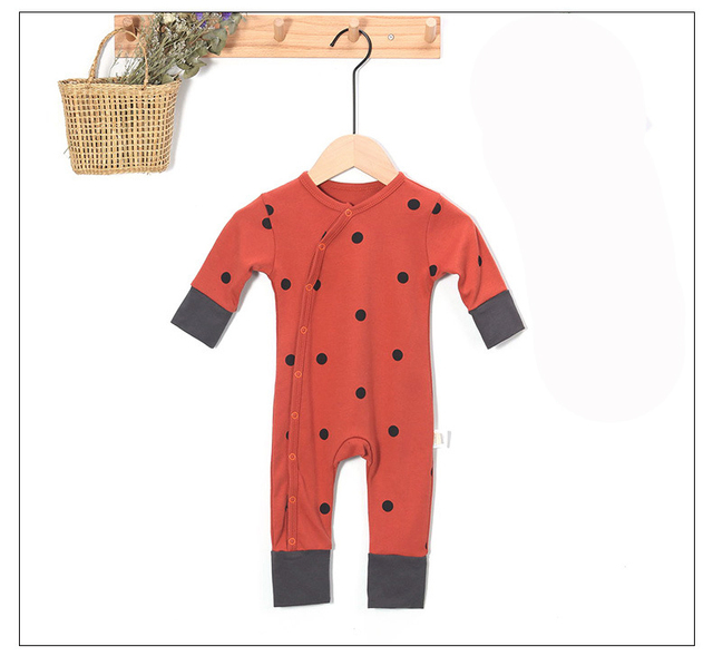 Yg 2022 Summer New Baby Tights Boy Baby Girl Clothes Baby Cotton Printed Jumpsuit 0-2 Years