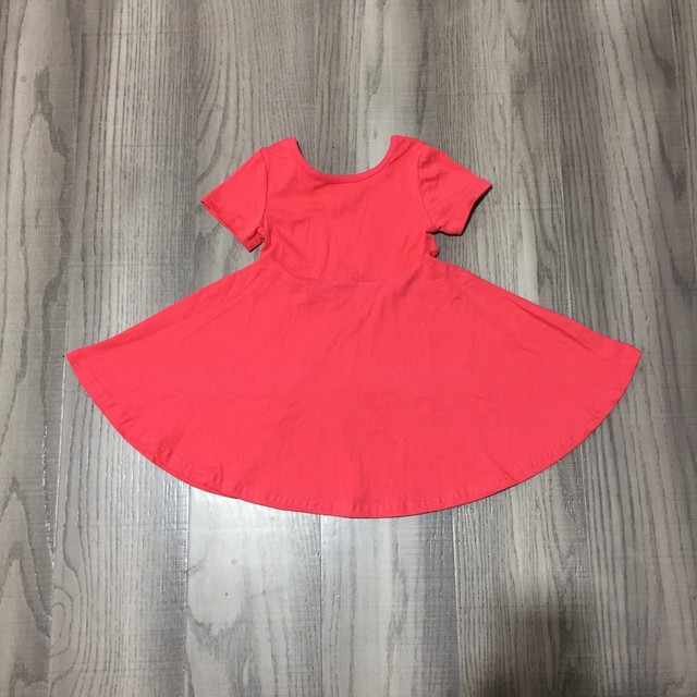 Summer dress for baby girls, solid color