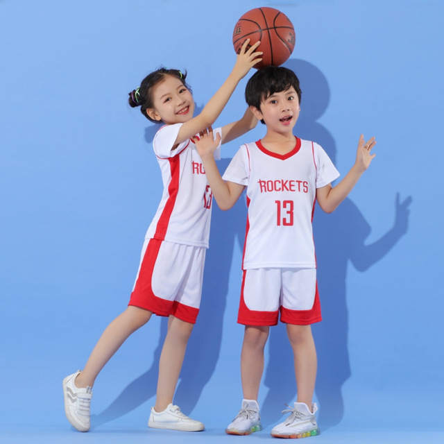 Baby boy basketball uniform outdoor sportswear 3-12 years old girls youth short suit summer children designer clothes set