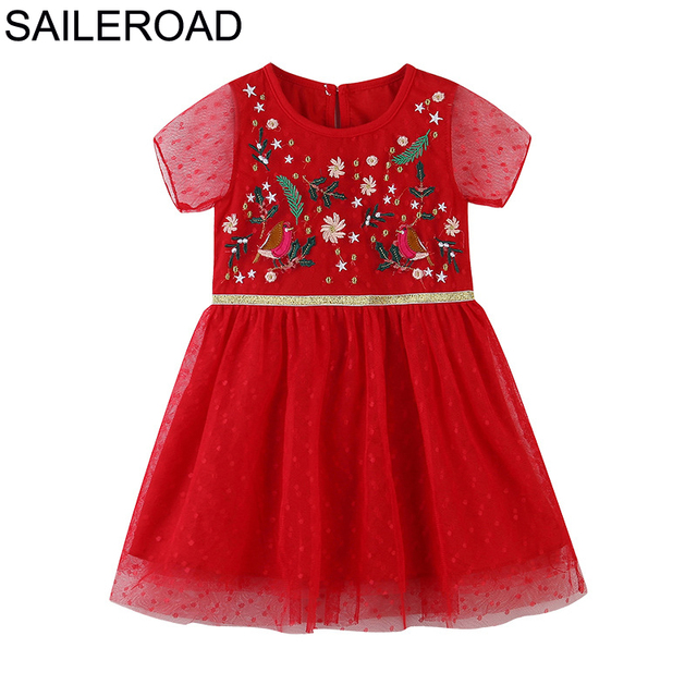 Glieroad 2-8 Years Baby Girls Cute Unicorn Princess Dress Girl Summer Short Sleeve Dresses Kids Clothes Children Suits