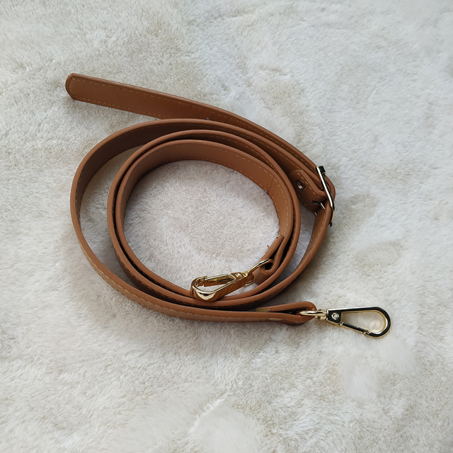 High Quality Leather Bag Strap Adjustable Chic Long Belt Detachable Handle Replacement Metal Buckle Crossbody Bag Accessories