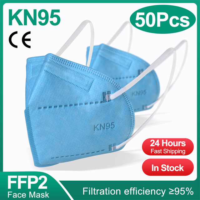 5-100pcs ffp2fan reusable kn95 masks ce approved adult ffp2reuse zable mascherine KN95 Mascarillas face mask protective masks