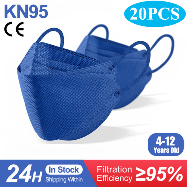 Kids kn95 Masks ffp2mascarillas Fish ffp2 Ninos Child Respirator Mouth Mask Respirator N95 Mask KN95 Mascarillas Infantil