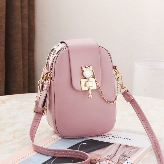 Women Fashion Mobile Phone Bags Large Capacity Female One Shoulder Wallet Ladies Leather Crossbody Purse Bags Para mujer