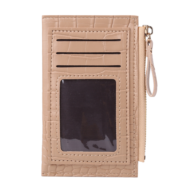 Small Wallet Wallet Casual Leather Card Holder Men PU Litchee Style Vintage Card Holder Women Solid Color Small Wallets