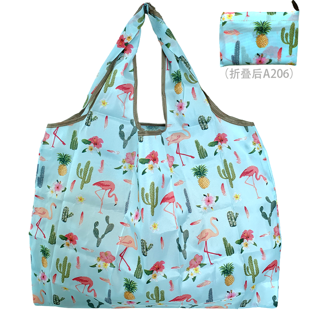 Reusable Foldable High Quality Shopping Bag Large Size Tote Bag Eco Bag Waterproof T-shirt Bag Shopkeeper Bags Eco Tote Bags