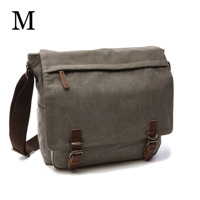 MARKROYAL - Men's Canvas Shoulder Bag, High Quality Laptop Shoulder Bag