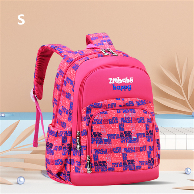 Children's school backpack, waterproof printed school bag for teenagers, boys and girls