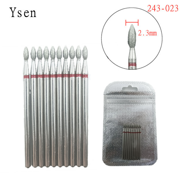 10pcsSet Diamond Nail Drill Bit Artery Electric Cutters For Pedicure Manicure Files Cuticle Burr Nail Tools Accessories