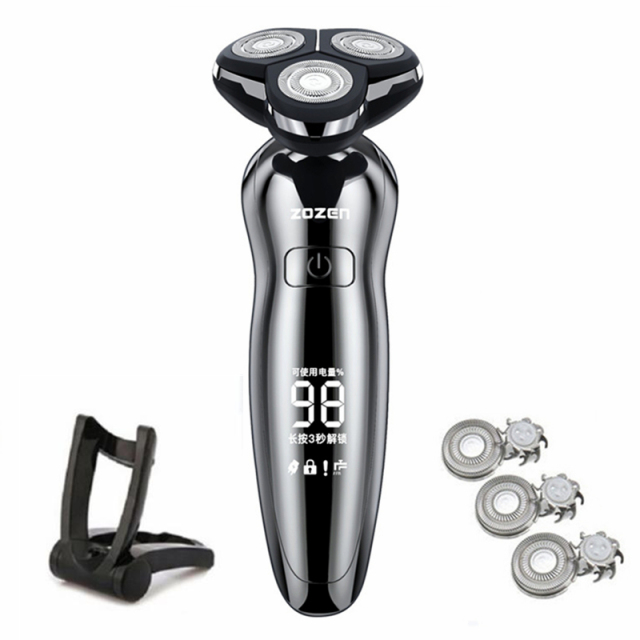 Electric Razor Electric Shaver Rechargeable Shaver For Men Beard Shaving Wet Dry Dual Use Water Proof Fast Shipping