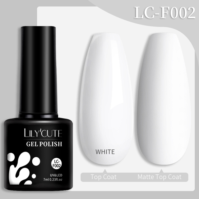 LILYCUTE Thread Shell Nail Gel Polish 7ml Pearl Shell Semi Permanent UV Gel Base Top Coat Popular in Autumn and Winter