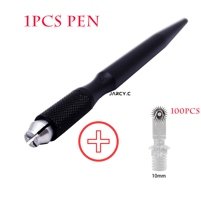 Roller Microblading Needle Tattoo Eyebrows Microshading Fog Blade For Embroidery Permanent Makeup Manual Micro Pen Easy Color