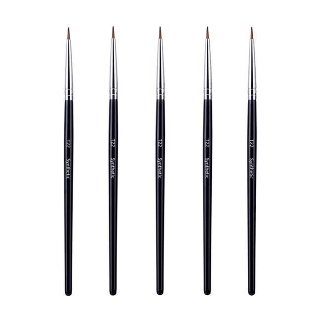 5/10/20/50pcs Eyebrow Contour Makeup Brushes Eyebrow Eyeliner Brush Professional Super Thin Angled Liner Eye Brush Make Up Tools