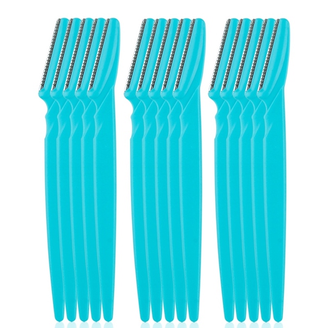 5/10/15pcs Eyebrow Trimmer Safe Makeup Tools Eye Brow Razor Face Body Hair Removal Shaver Blades Woman Eyebrows Shaping Knife