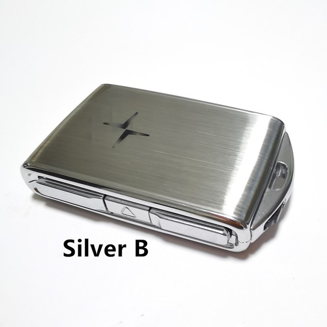 Girl Style For Volvo Car Key Cover Zinc Alloy Frame Car Key Case For Volvo S90 S60 XC90 XC60 XC40 V60 V90 With Diamond Rings