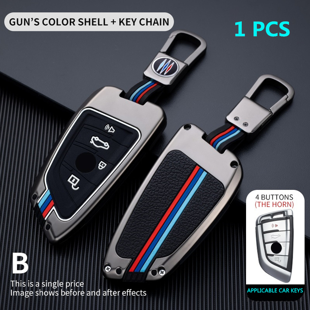 Zinc Alloy Car Key Case Cover Shell Protector for BMW X1 X3 X4 X5 F15 X6 F16 G30 7 Series G11 F48 F39 520 525 f30 118i 218i 320i