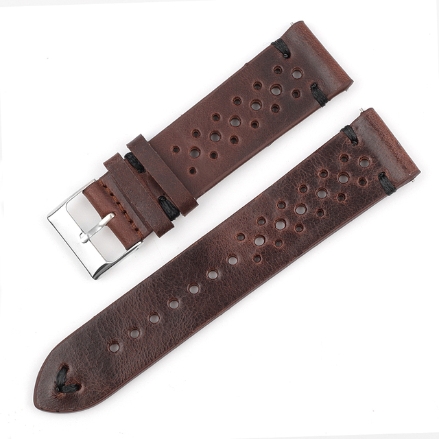 Onthelevel Leather Watch Strap 18mm 20mm 22mm 24mm Gray Color Watch Band Quick Release Watch Straps Replacement