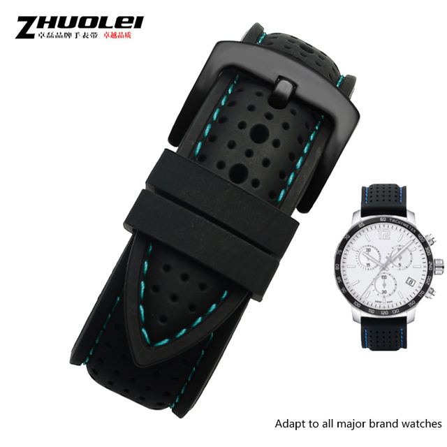 New Breathable Silicone Sport Band For Hua Wei Sam Sung Watchband 20mm 22mm Rubber Strap For Mido-T-issot Ya-Mega Accessories