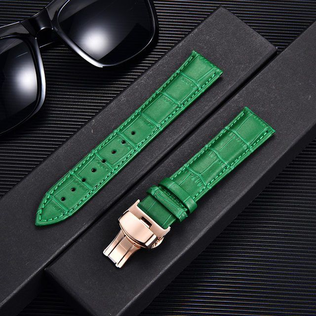 REMZEIM New Watch Band Strap Woman Watchbands Genuine Leather Strap Watch Band 18mm 20mm 22mm 24mm Multicolor Watch Bands