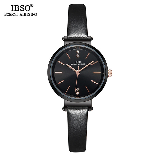 IBSO 8mm Ultra Thin Wristwatches Women Watches Luxury Female Fashion Watch Montre Femme 2022 Ladies Quartz Watch Relogio Feminino