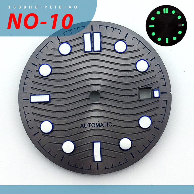 Watch dial parts 31mm surface luminous window high-end luminous dial for 8215 2836