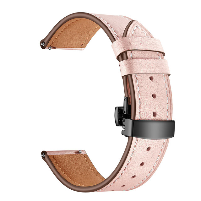 20 22mm Leather Strap For Huawei Watch GT 2 46mm Watch Band For Samsung Galaxy Watch 4 40/44mm Calsssic 46 42mm Active2 Bracelet