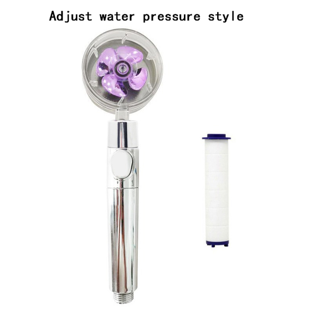 Turbo Shower Head Adjustable Water Pressure Shower Sprayer With Filter Handheld Universal Shower Panel Bath Shower Nozzle