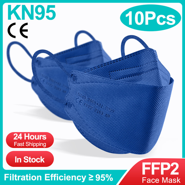 Mascarias FPP2 FFP2 Homolucada Spain CE Certificate FFPP2 KN95 Masks Adult 4 Layer Fish ffp2 FFP2 Respirator Mask FFP 2 Mask