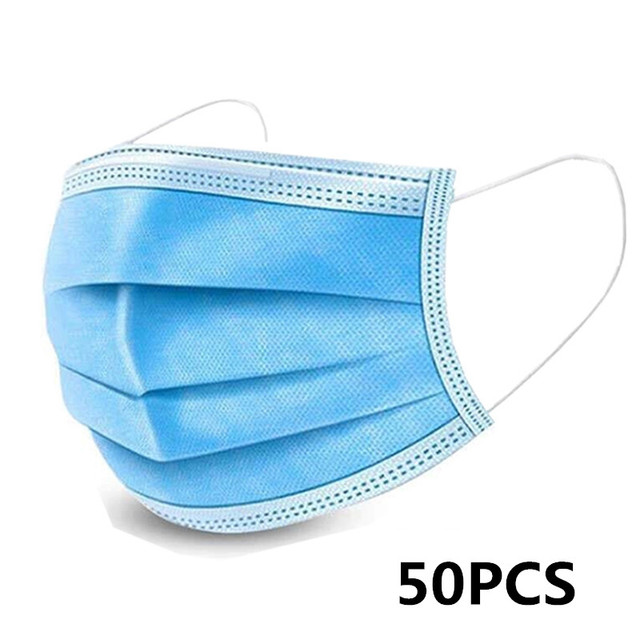 10-200pcs Mutilcolors Disposable Face Masks 3 Layers Protective Face Mask Face Mask Face Mask Adult Massage Mask