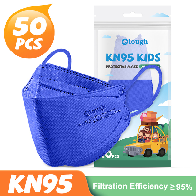 Kids KN95 Fashion Face Mask Children FPP2 mascarilla ffp2 infantil masque noir ffp2fan ce reusable respirator ffp 2 filter mask