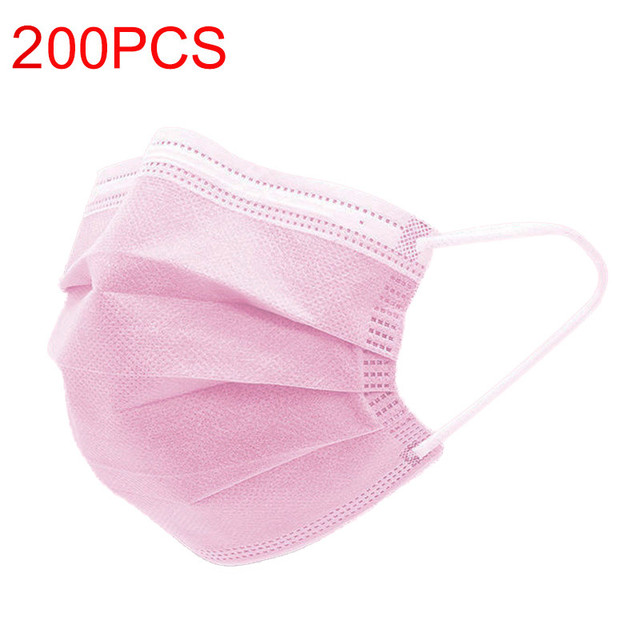 3-layer protective face mask with anti-dust filter for adults disposable