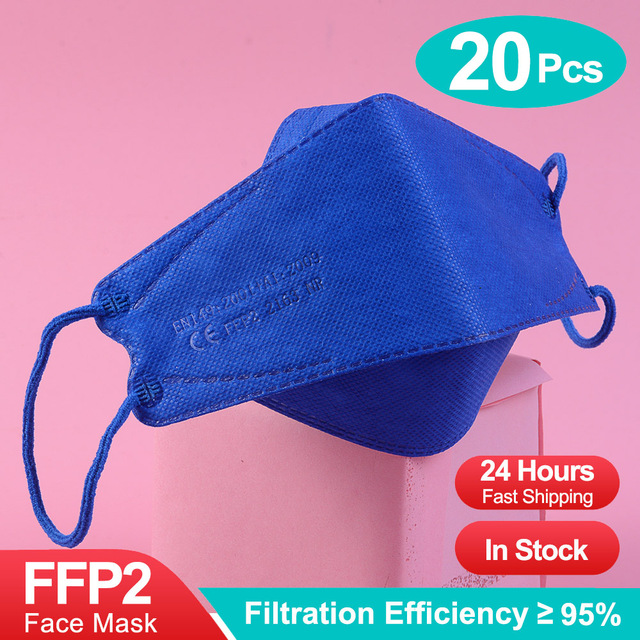 New FFP2 fish type mask KN95 mask ffp2 mascarillas korean face mask adult protection mask FPP3 mask ffp2 mascarillas homology adas