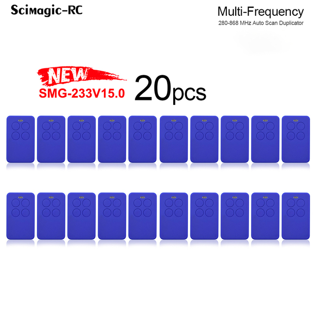 جهاز التحكم عن بعد لبوابة كراج عن بعد متعدد التردد 287MHz إلى 868MHz الناسخ 4 في 1 فتاحة لرمز المتداول الثابتة 433MHz