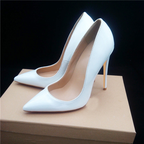 Extreme high heels pointed toe new ladies sexy high-heeled shoes women wedding party shoes pure color all-match